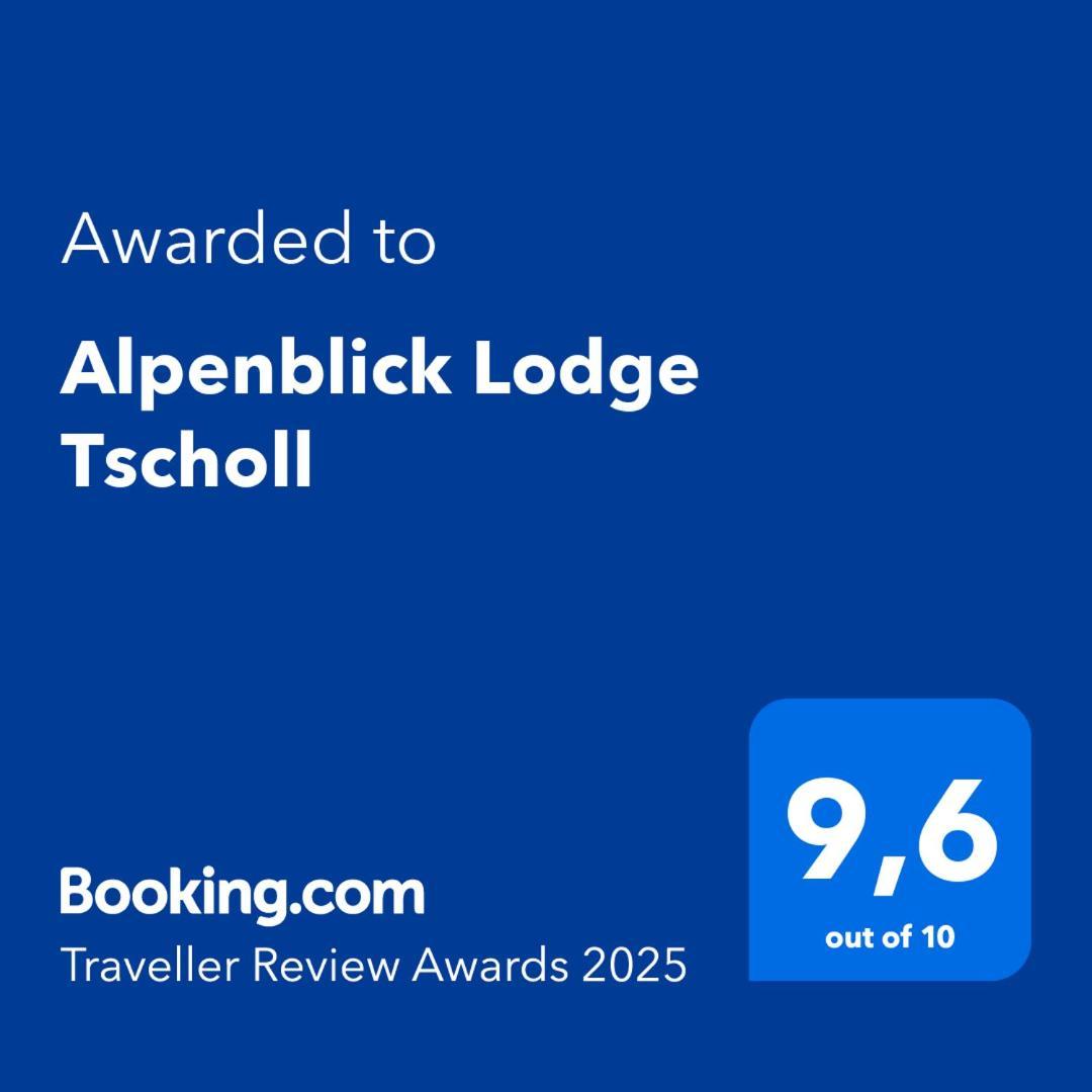 Alpenblick Lodge Tscholl 마르텔로 외부 사진